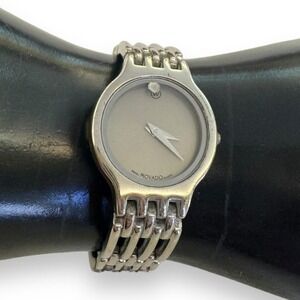 Movado Esperanza Classic Stainless Steel Watch with Gray Dial